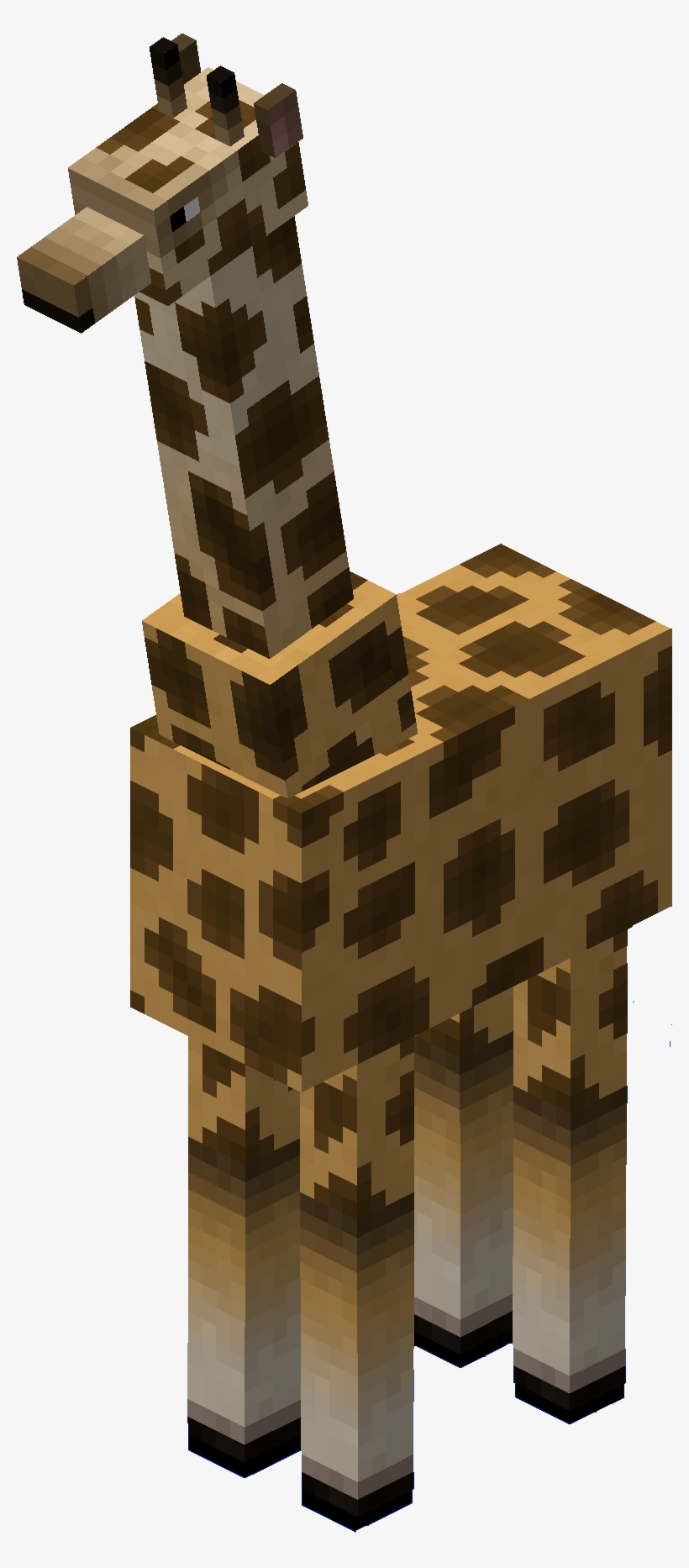 Giraffe - Minecraft Giraffe, transparent png #3455666