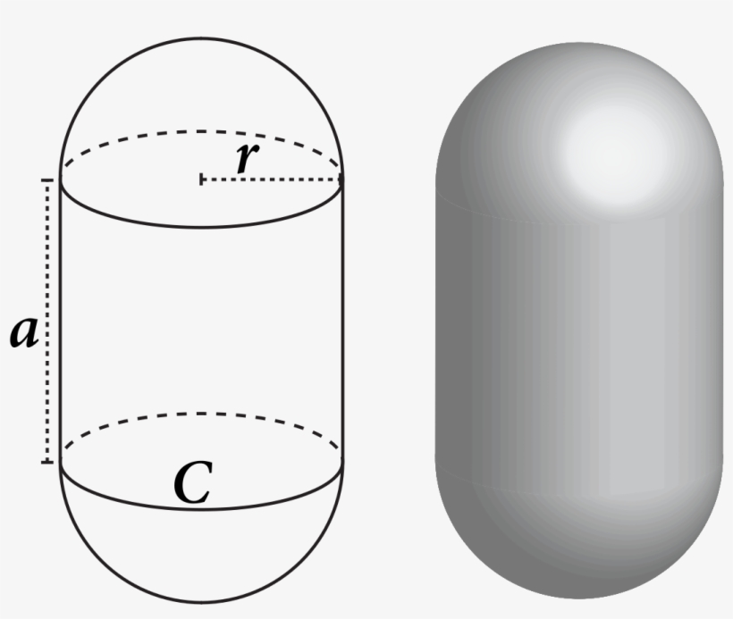 Cylinder With Spherical Dome, transparent png #3455880
