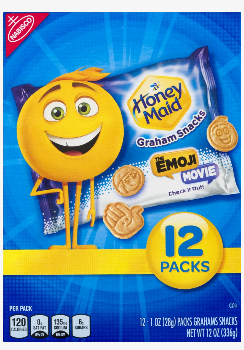 Honey Maid The Emoji Movie Graham Snacks, - Emoji Movie Honey Maid, transparent png #3456027