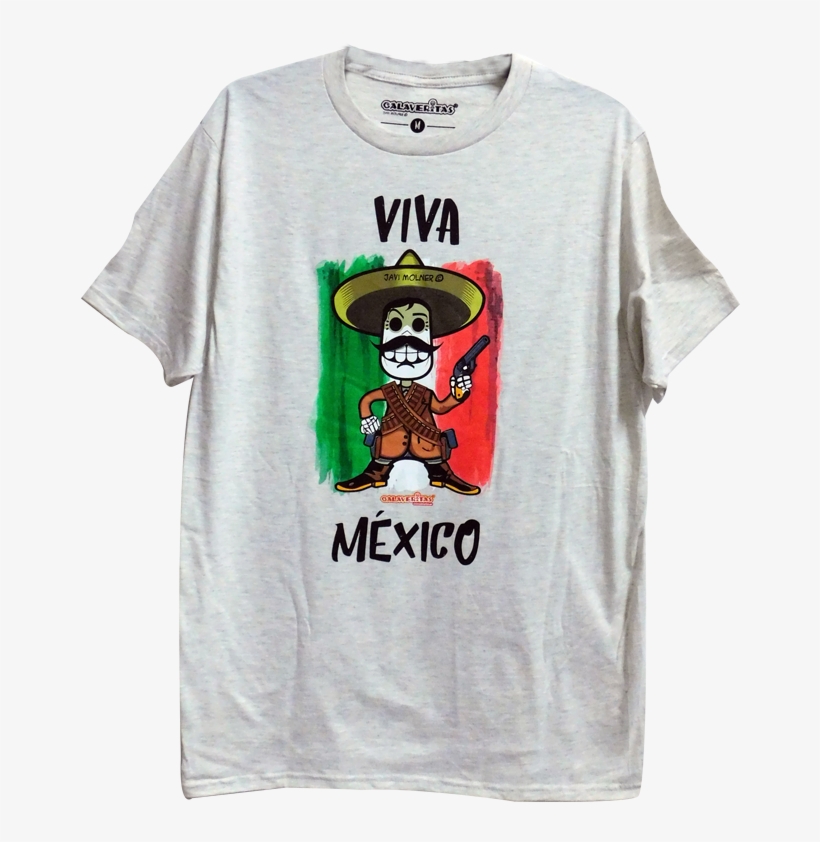 Playera Viva México Calaveritas - Playeras Viva Mexico, transparent png #3456639