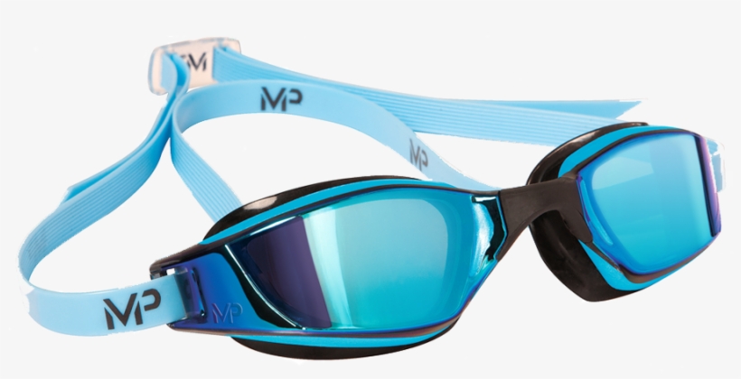 "puedo Ver Hasta 2 Y 3 Calles - Michael Phelps - Xceed Titanium Mirror - Blue, transparent png #3456834