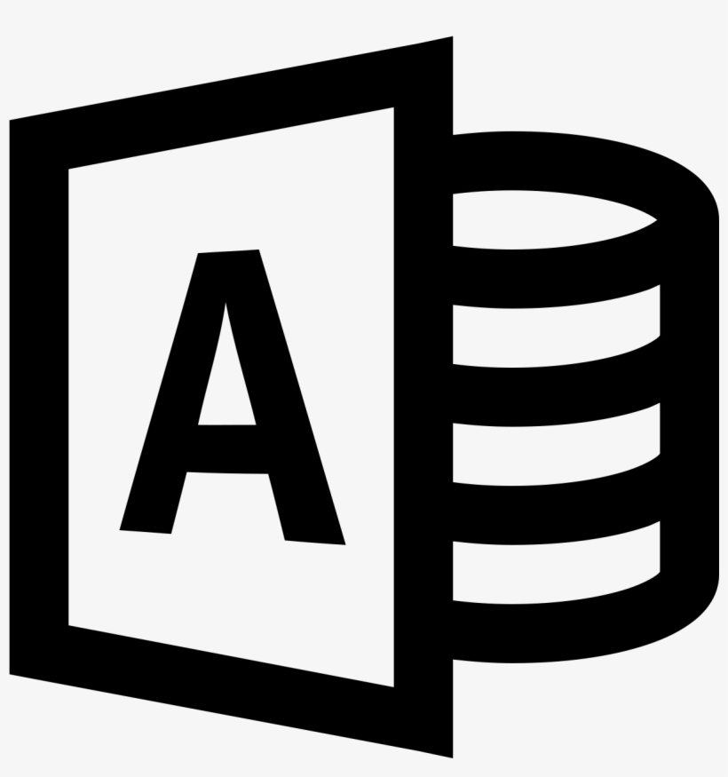 Microsoft Access Icon Free Download Png And Vector - One Note Icon Png, transparent png #3456896