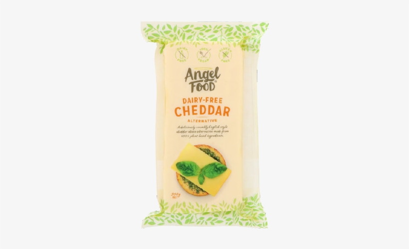 Angel Food Dairy Free Cheddar Alternative - Angel Food Cheddar Nutrition, transparent png #3456987