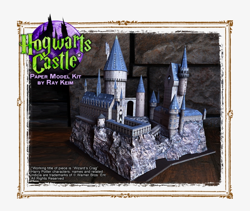 Harry Potter Hogwarts Paper Model, transparent png #3457057
