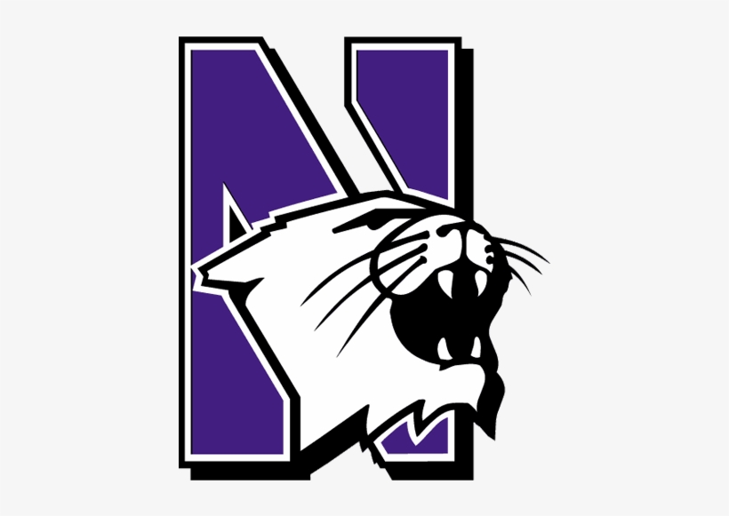 Printable Northwestern Wildcats Logo Printable Version - Northwestern Wildcats Logo, transparent png #3457433