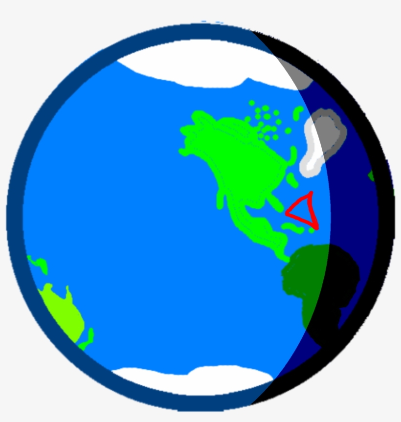 Earth Bermuda Triangle Body - Circle, transparent png #3457564