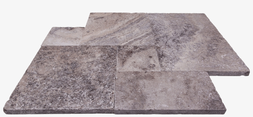 Nordic Silver Tumbled Paver Nost3vptu - Silver, transparent png #3457991