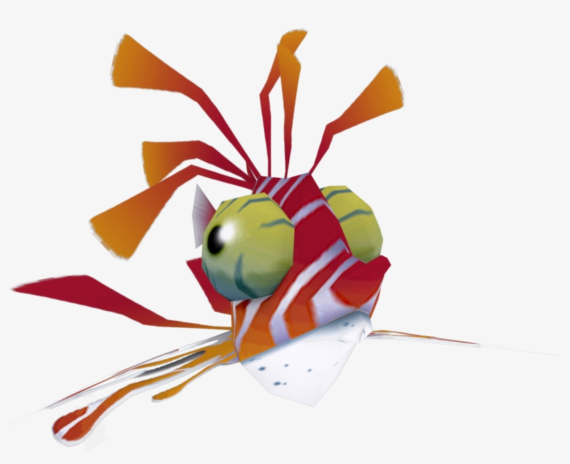 Crash Bandicoot The Wrath Of Cortex Lionfish - Lionfish, transparent png #3458041