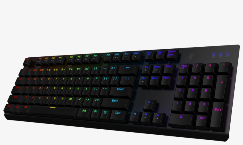 Gram Spectrum Gaming Mechanical Keyboard 3 - Tesoro Gram Spectrum Keyboard, transparent png #3458308