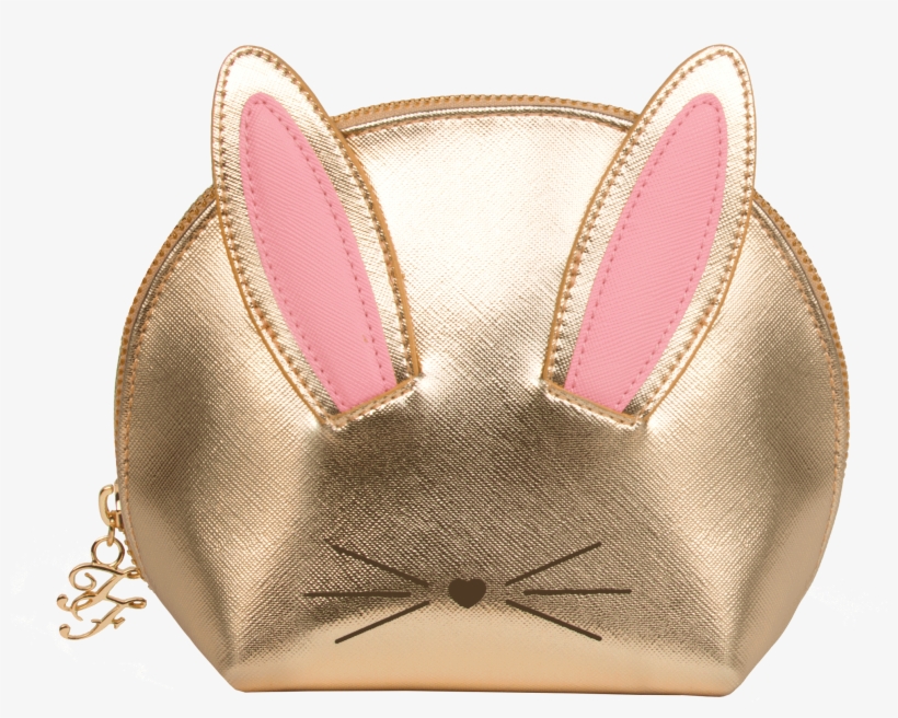 Gold Cool Not Cruel Bunny Makeup Bag - Too Faced Cool Not Cruel Bag, transparent png #3458804