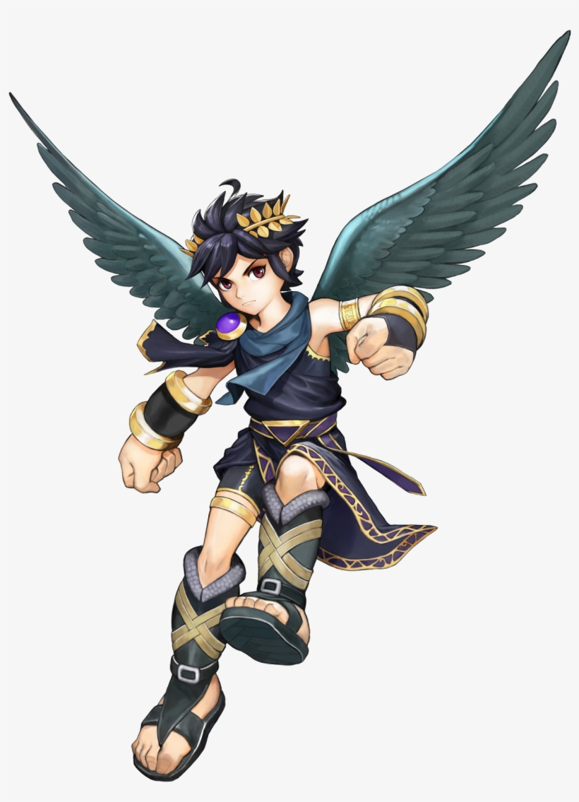Darkpitart - Dark Pit, transparent png #3458833
