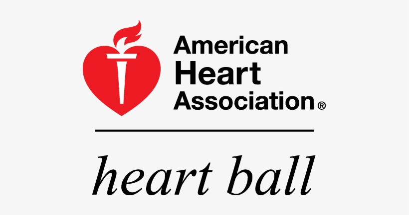 Vertical Png - American Heart Association Heart Ball Logo, transparent png #3458993