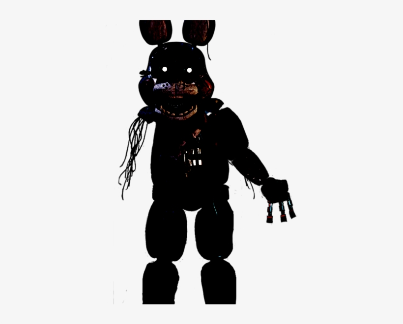 Dark Toy Bonnie - Fnaf Animatronics, transparent png #3458999