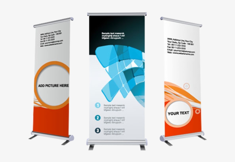 Retractable Banner With Display - Event Printing Banner, transparent png #3459178