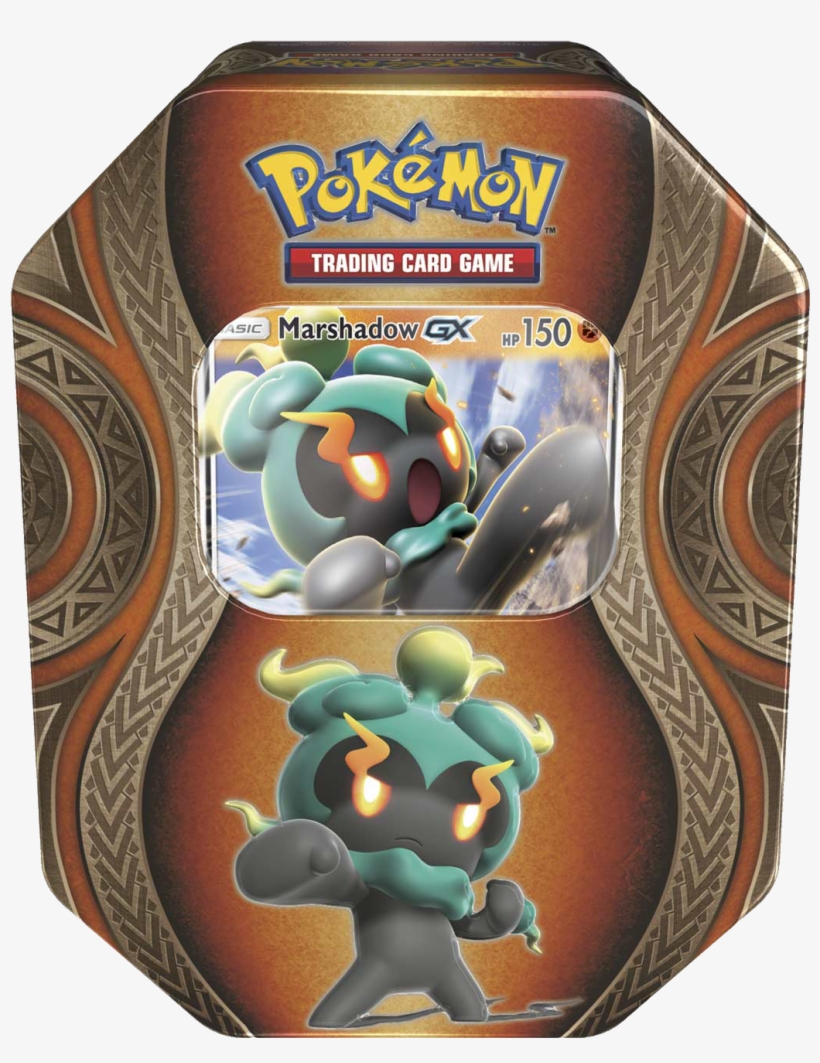 Mysterious Powers Tin - Pokemon Tcg Marshadow Tin, transparent png #3459399