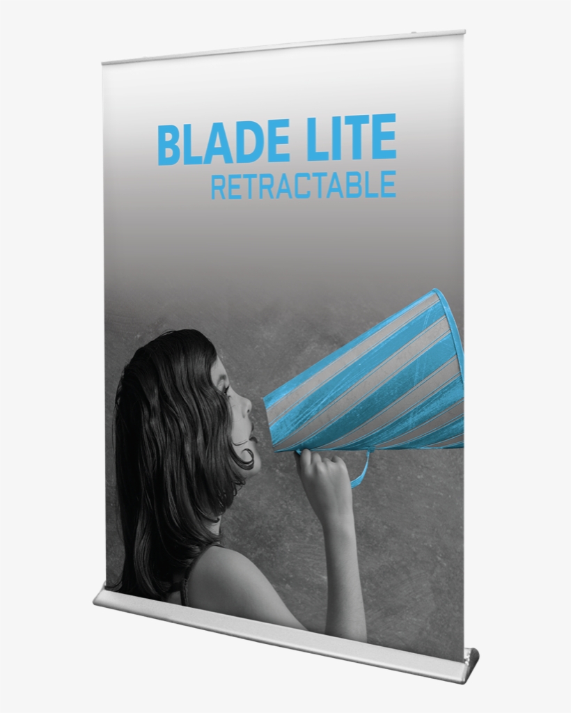 Blade Lite 1500 Retractable Banner Stand 59", transparent png #3459509