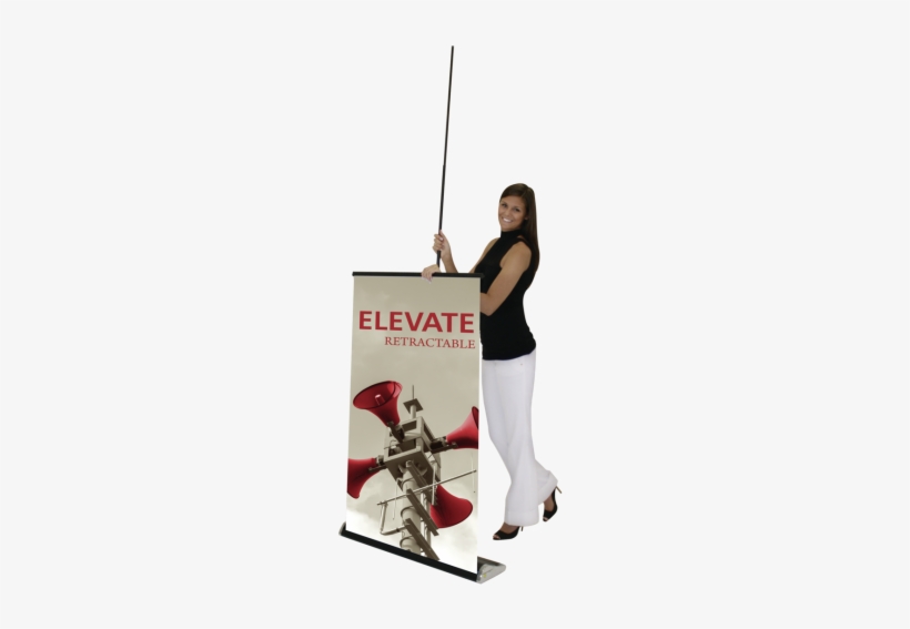 Elevate Retractable Banner Stand - Retractable Banner, transparent png #3459643