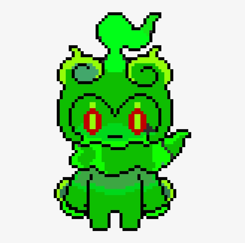 Grass Marshadow - Pixel Art Pokemon Marshadow, transparent png #3459684