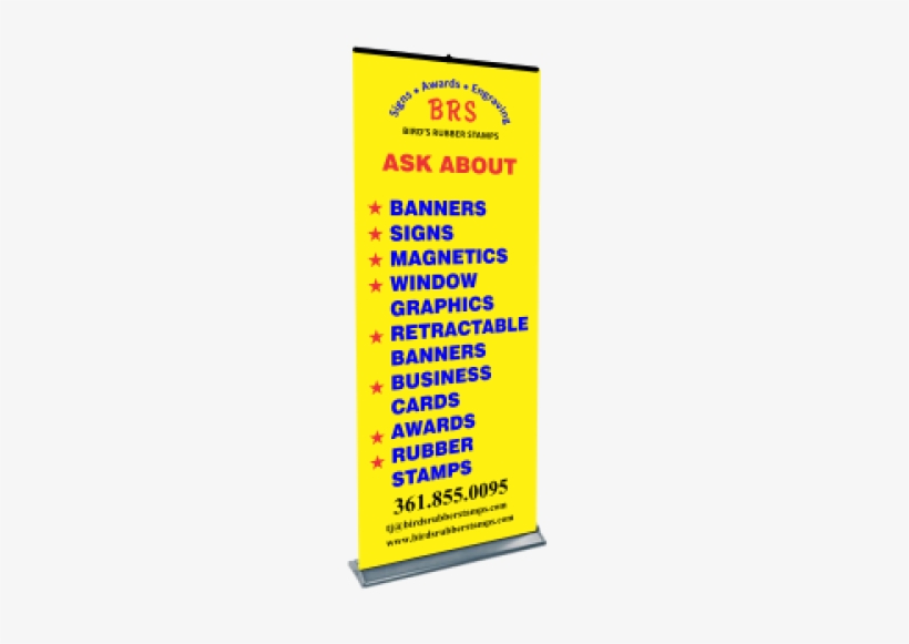 Retractable Banner - Orange, transparent png #3459837