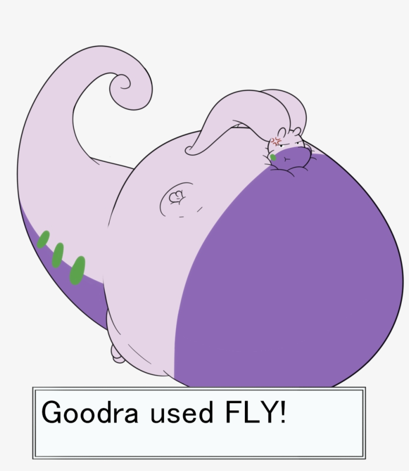 Goodra Used Fly - Fur, transparent png #3460253