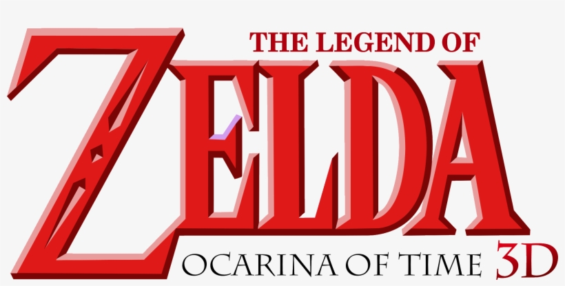 The Legend Of Zelda Ocarina Of Time 3d - Legend Of Zelda Logo Png, transparent png #3460348