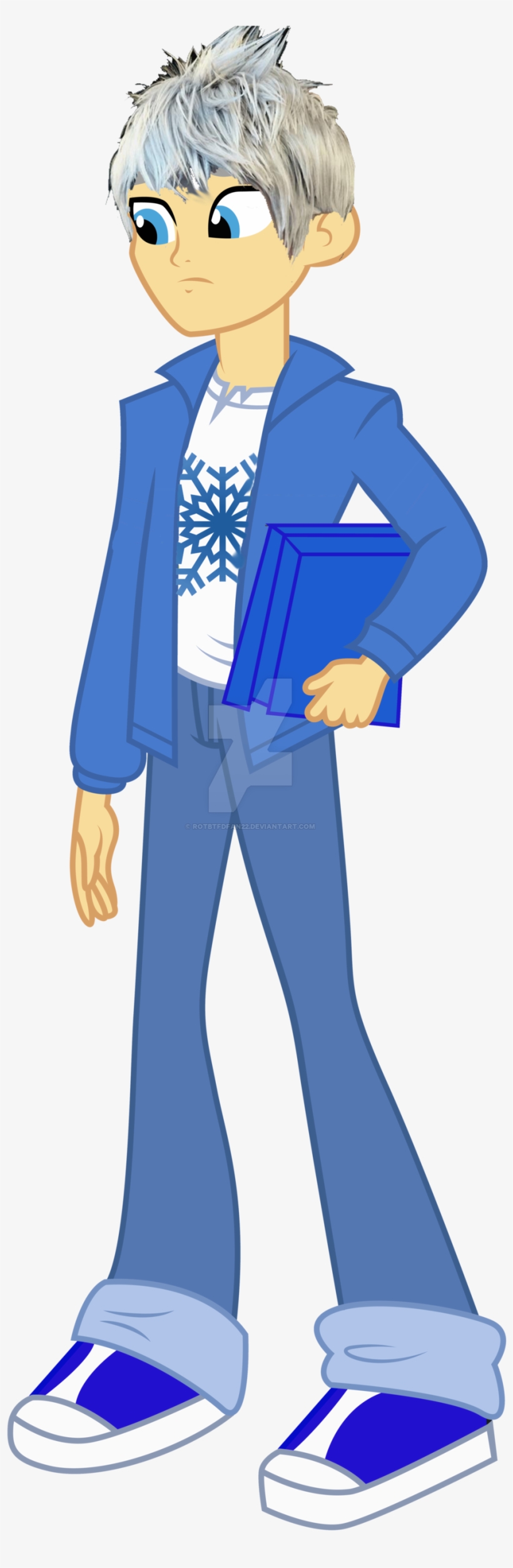 Jack Frost Equestria Guy By Rotbtfdfan22-d9dtsio - Mlp Eg Flash Sentry, transparent png #3460492