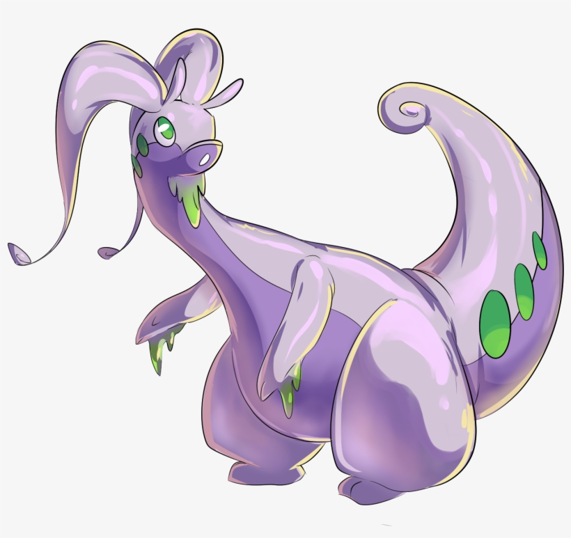 Goodra - Cartoon, transparent png #3460639