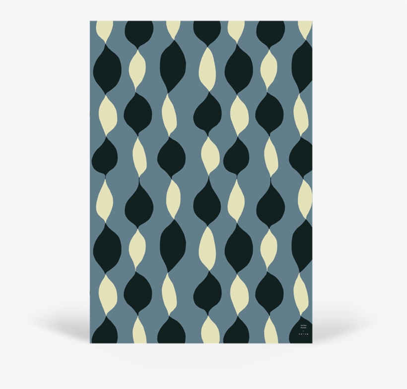 Edith Wrapping Paper, Drops, Blue - Carpet, transparent png #3460700