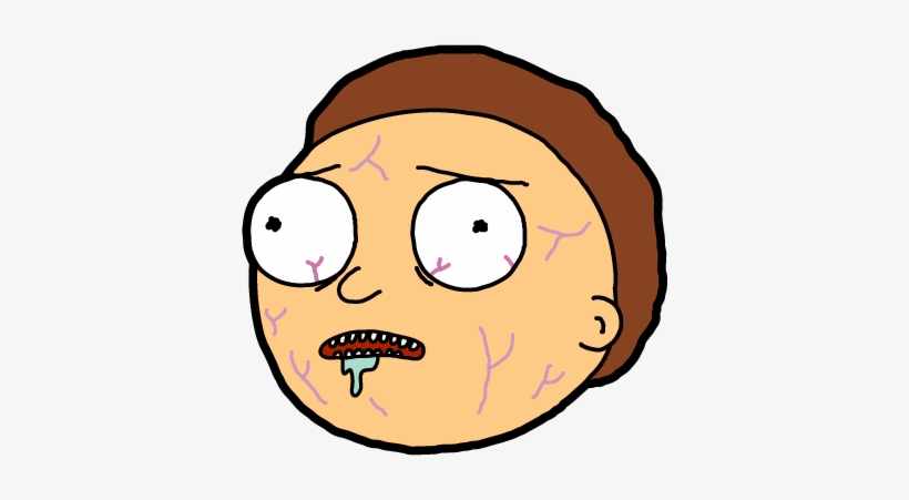 Pm-041 - Mortys Face, transparent png #3461071