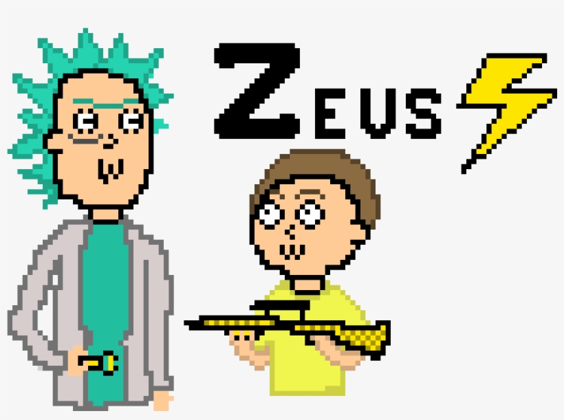 Rick And Morty With Tasers - Rick And Morty, transparent png #3461188