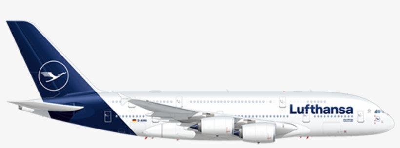 Flagship Of The Lufthansa Fleet - Lufthansa, transparent png #3461304