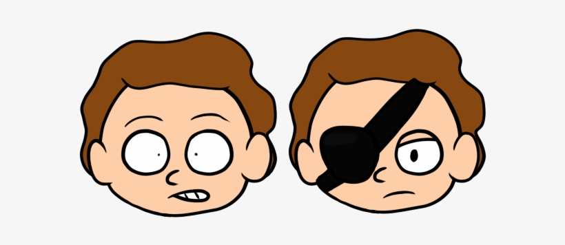 Morty And Evil Morty, transparent png #3461372