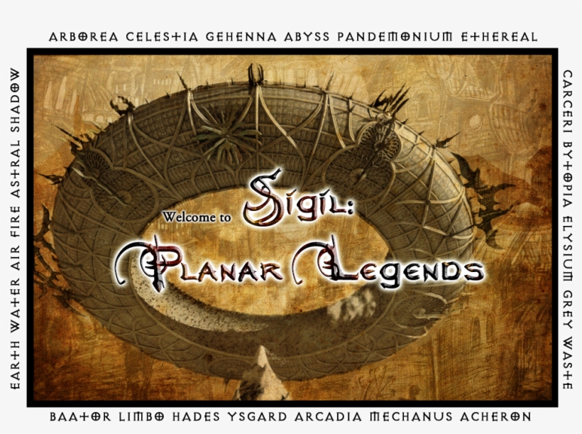 Sigilbannerpene - Sigil Planescape, transparent png #3461475