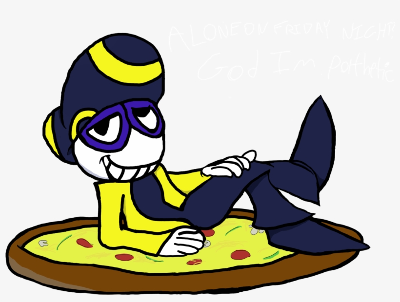 Got Requested On Ifunny To Draw @pan-pizza Sitting - Pan Pizza, transparent png #3462012