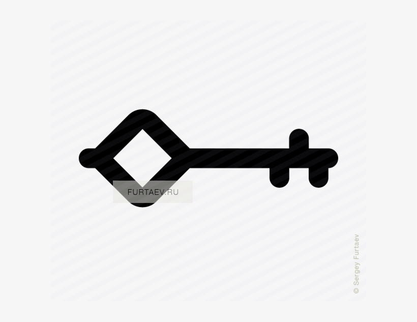 Vector Icon Of Key - Icon, transparent png #3462044