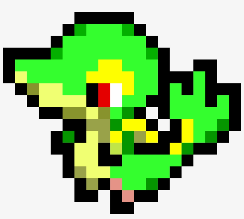 Snivy - Pixel Art Pokemon Snivy, transparent png #3462109