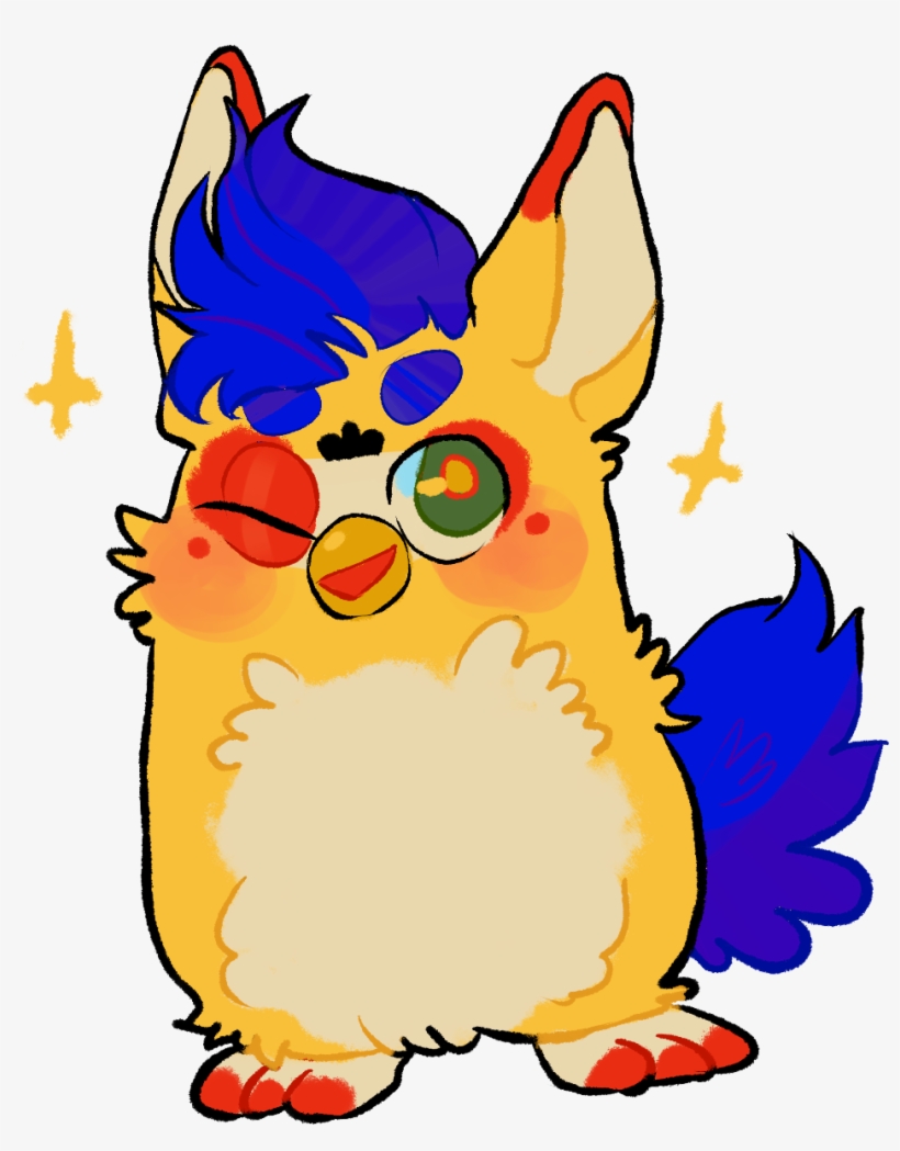 A Proper Drawing Of My Furbysona - Drawing, transparent png #3462617