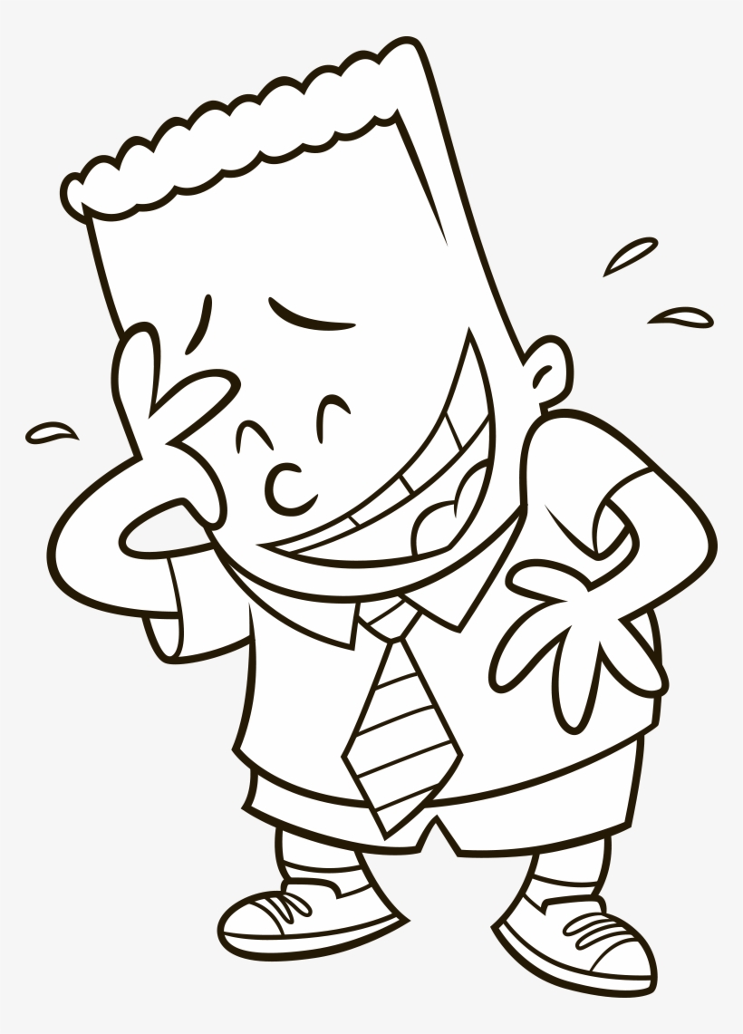 Flying Captain Underpants - Cartoon Captain Underpants Harold, transparent png #3463698