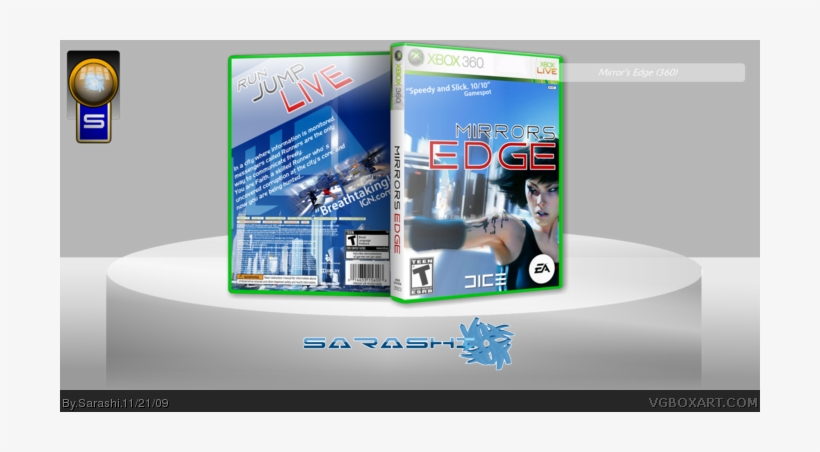 Mirror's Edge Box Art Cover - Mod Freakz Ps4 Console And Controller Vinyl Skin Decal, transparent png #3463781
