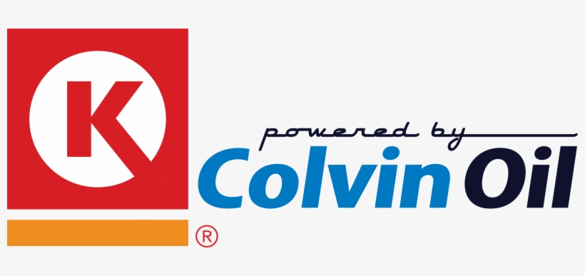 Circle K Powered By Colvin Oil Logo 2018 Horz - Circle K Logo Png, transparent png #3463787