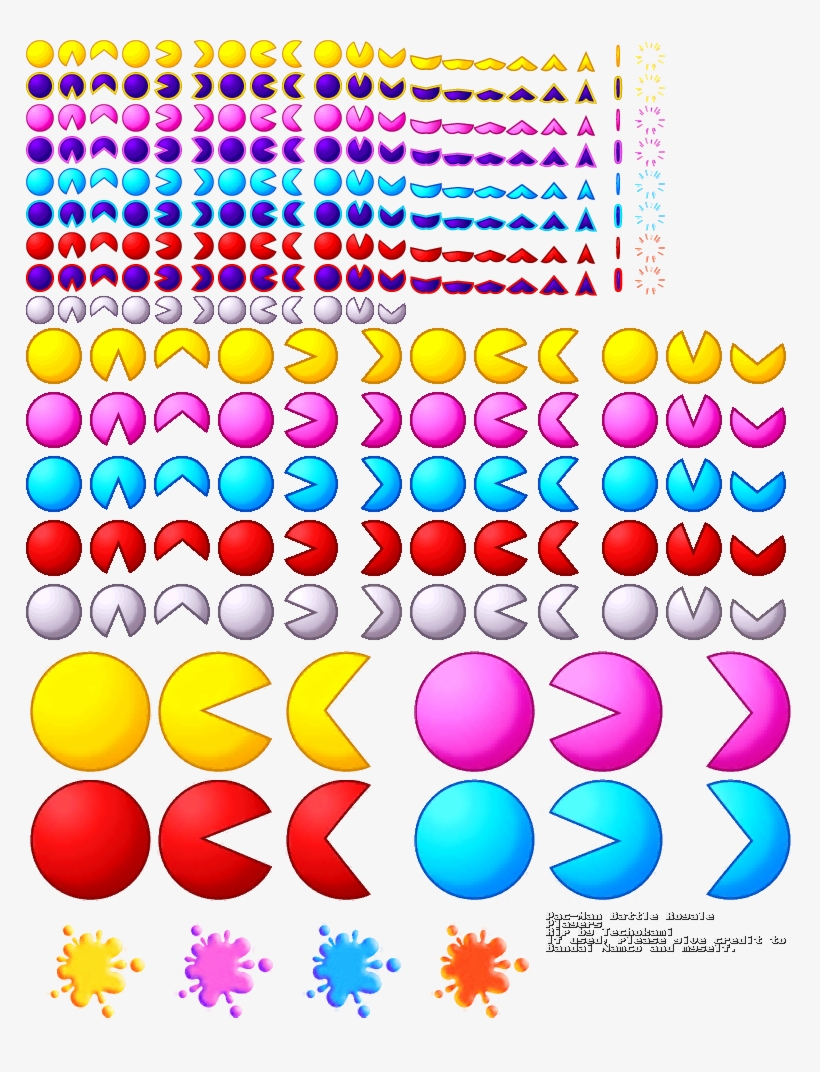 Players - Pac-man Battle Royale, transparent png #3463998