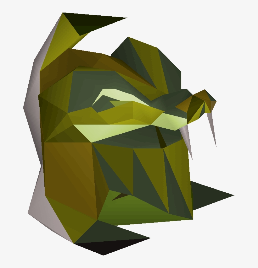 Serpentine Helm - Serpentine Helm Osrs, transparent png #3464514