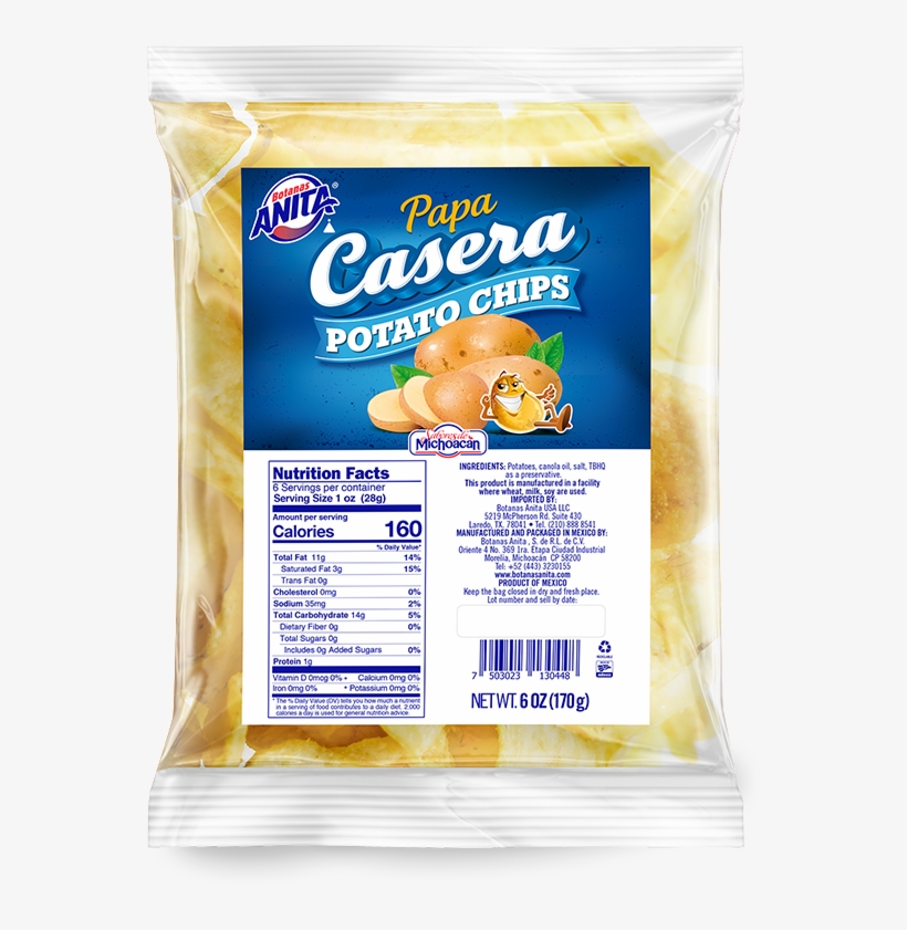 Papas Fritas - Botanas Anita, transparent png #3464716