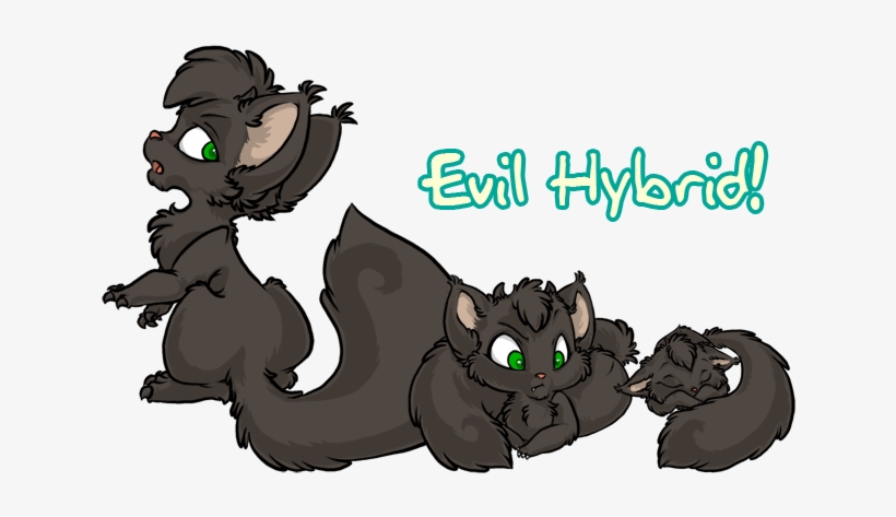 Evil Kitsune - Cartoon, transparent png #3465313