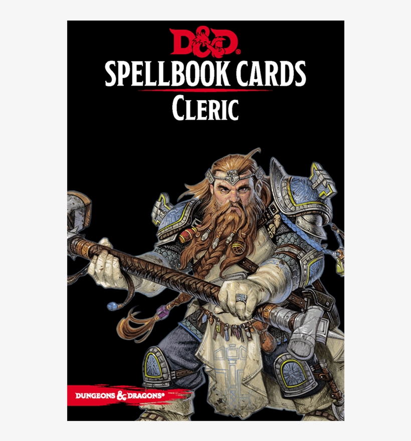 Dungeons & Dragons - Spellbook Cards Cleric, transparent png #3465526