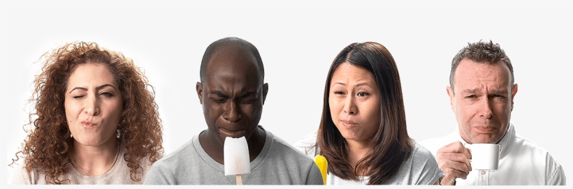 Men And Women Cringe As They Experience Tooth Sensitivity - Faces Of Sensitivity, transparent png #3465776
