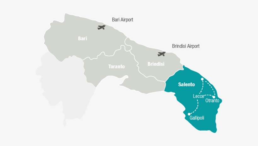 Bike Map - Salento, transparent png #3465894