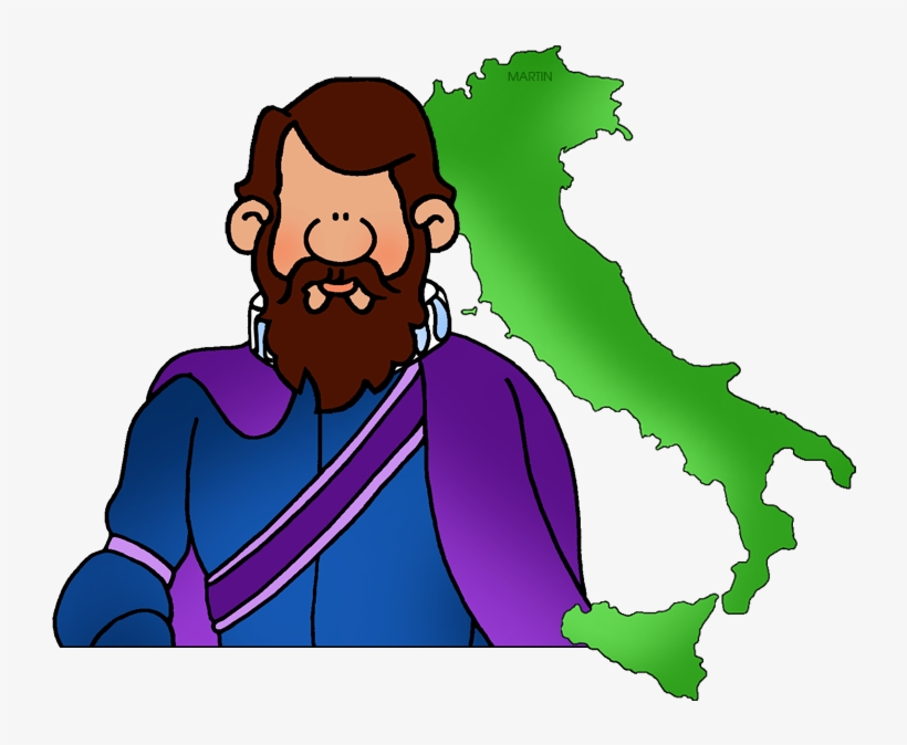 John Cabot And Map Of Italy - Map Of Italy Red, transparent png #3466269
