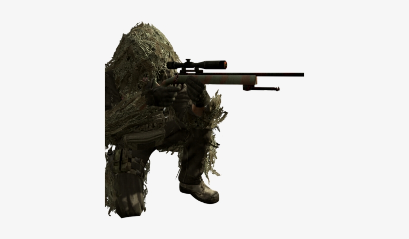 Mercy - Ghillie Suit Sniper Cod, transparent png #3467061