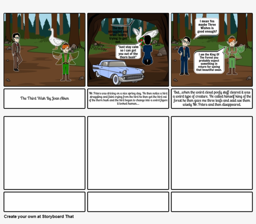 The Third Wish - Storyboard, transparent png #3467398